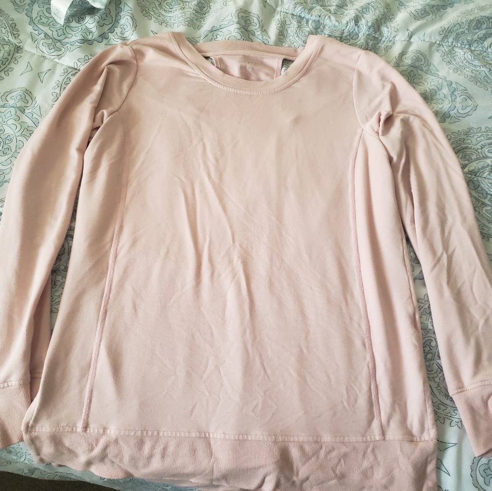 Oversized Pink Workout Top